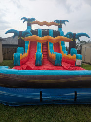 PXL 20250531 132818736 1750357652 17ft Electric Palm Double Lane Waterslide