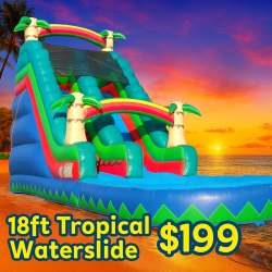 18ft Tropical Waterslide