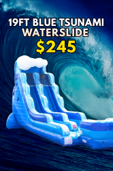 19ft Blue Tsunami Waterslide